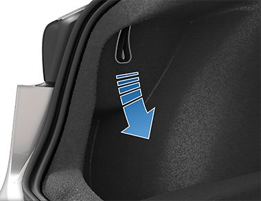 Another example of a manual release is at the back near the charging port for a Tesla