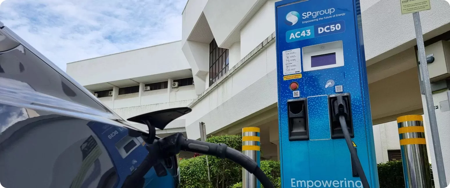 SPX caltex EV charging point