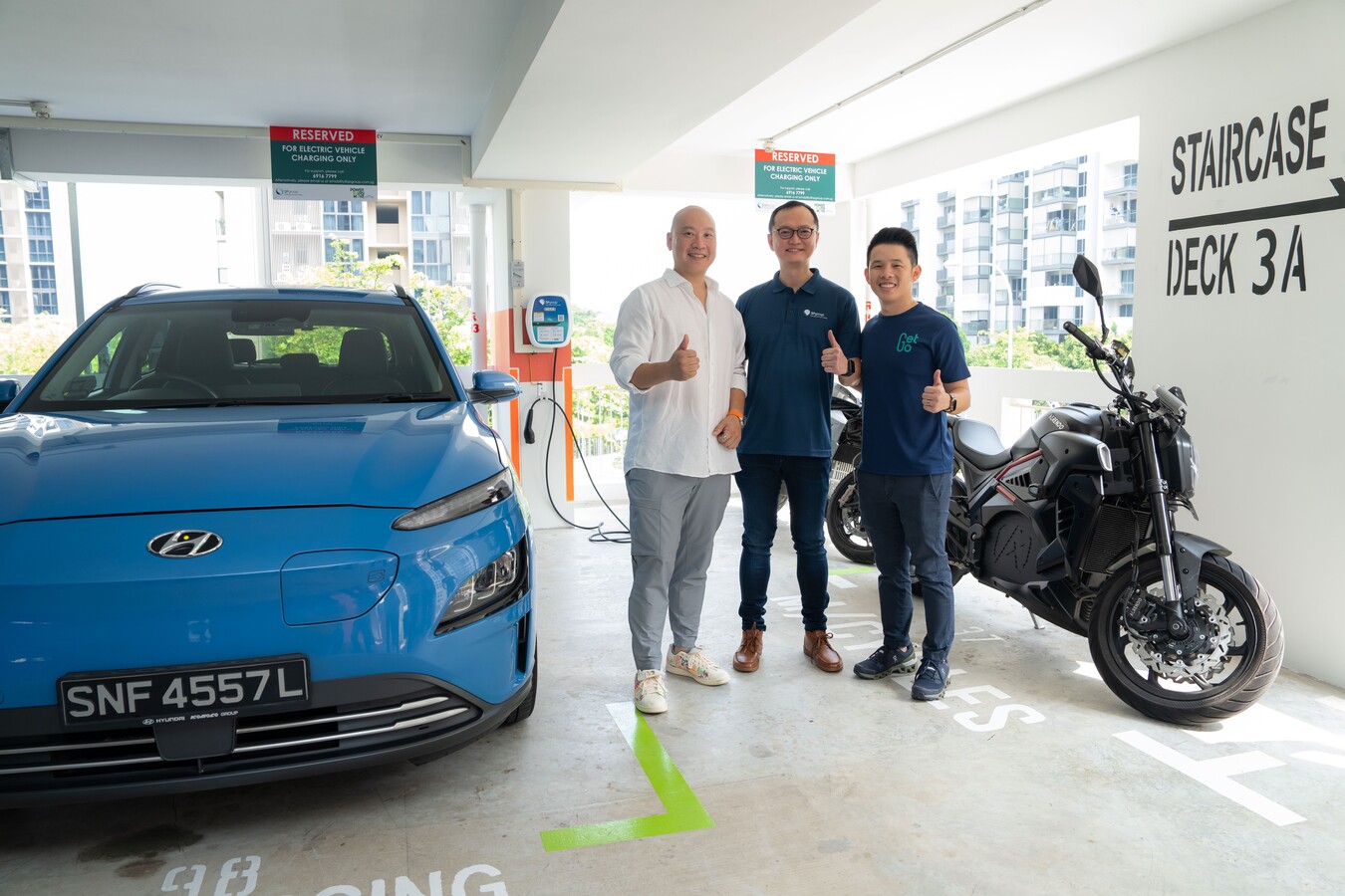 HDB Tampines EV Charging Stations Launched